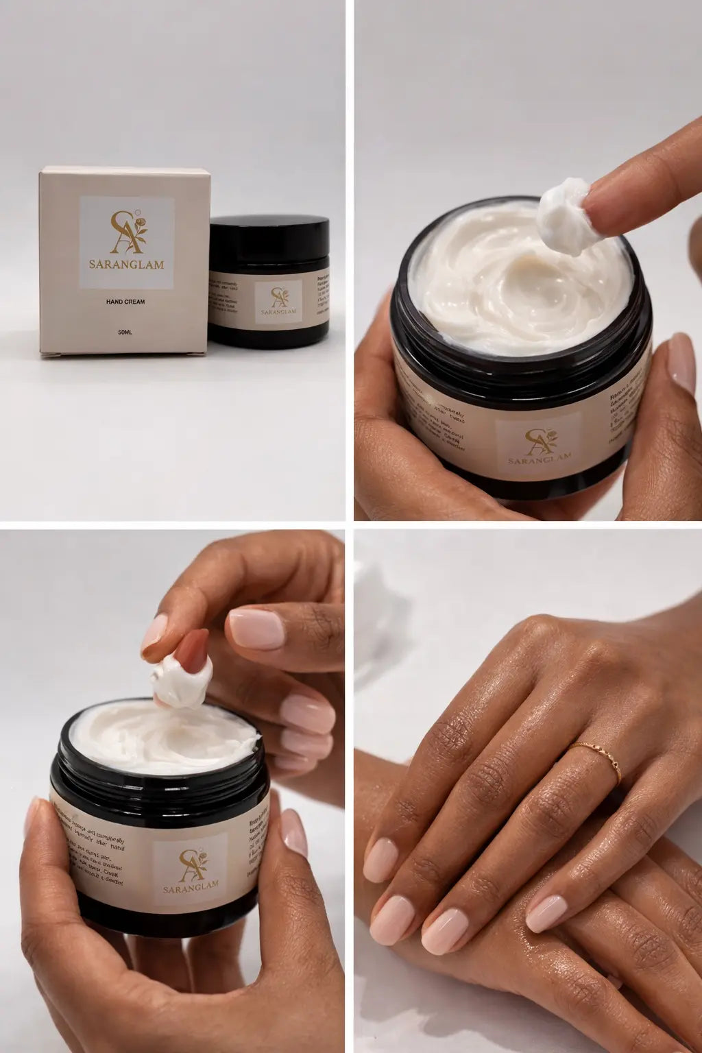 Crème Mains Nourrissante Saranglam – 50ml SaranGlam