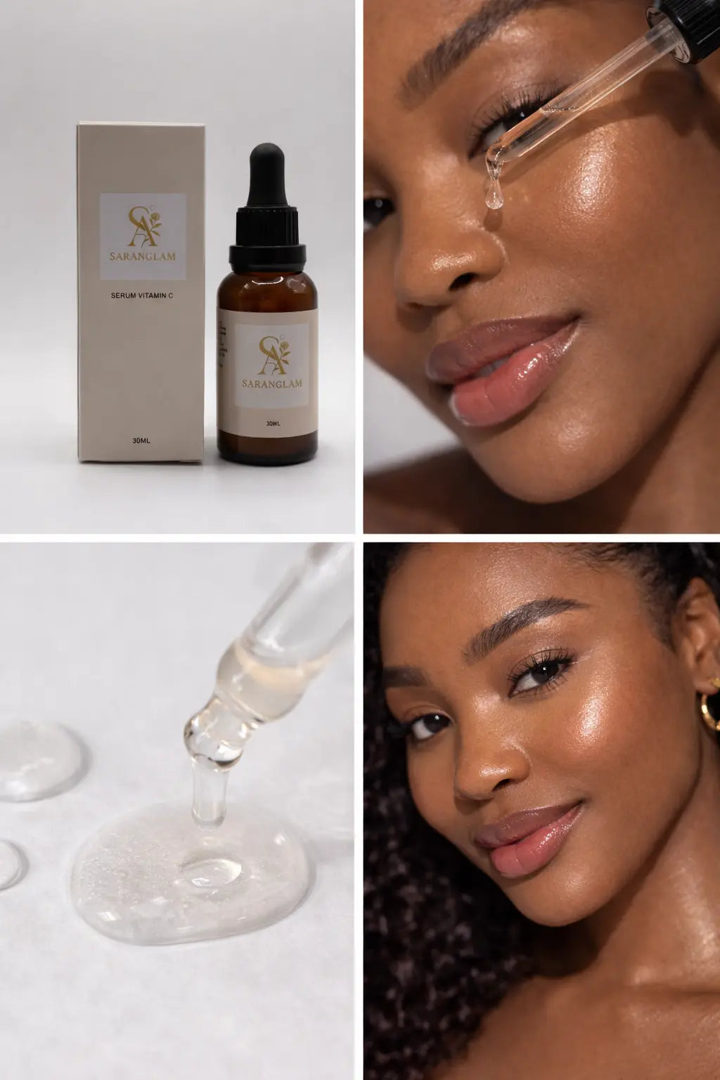 Sérum vitamine C éclat visage Saranglam soin antioxydant