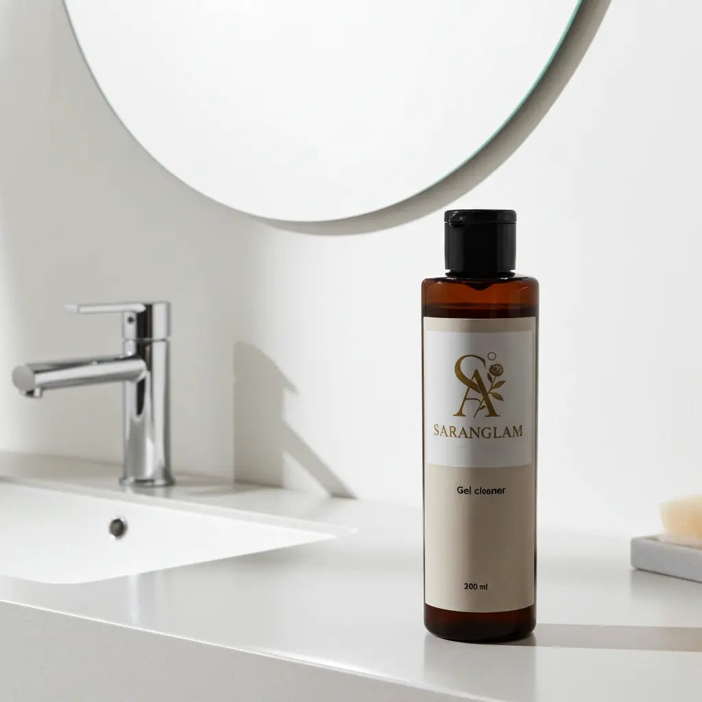 Gel nettoyant visage Saranglam – pureté et fraîcheur