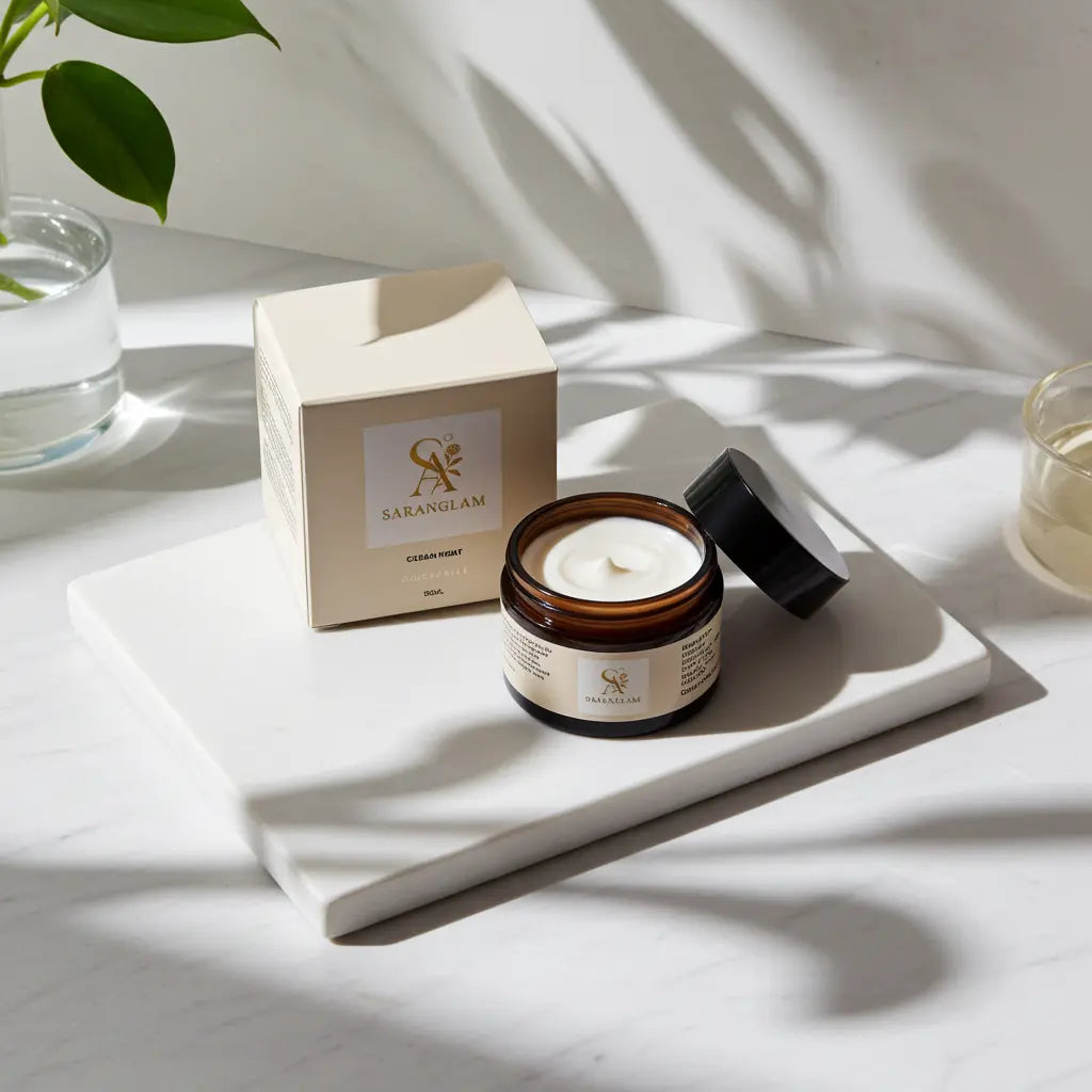 Image of crème de nuit régénérante visage SaranGlam