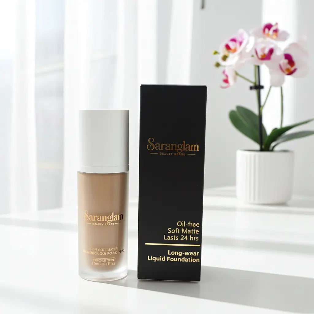 Image of Fond de Teint Liquide Longue Tenue Saranglam – Teint Parfait 32 ml SaranGlam
